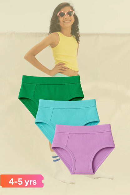 Girls Hipsters Pack of 3 (49-53cm)