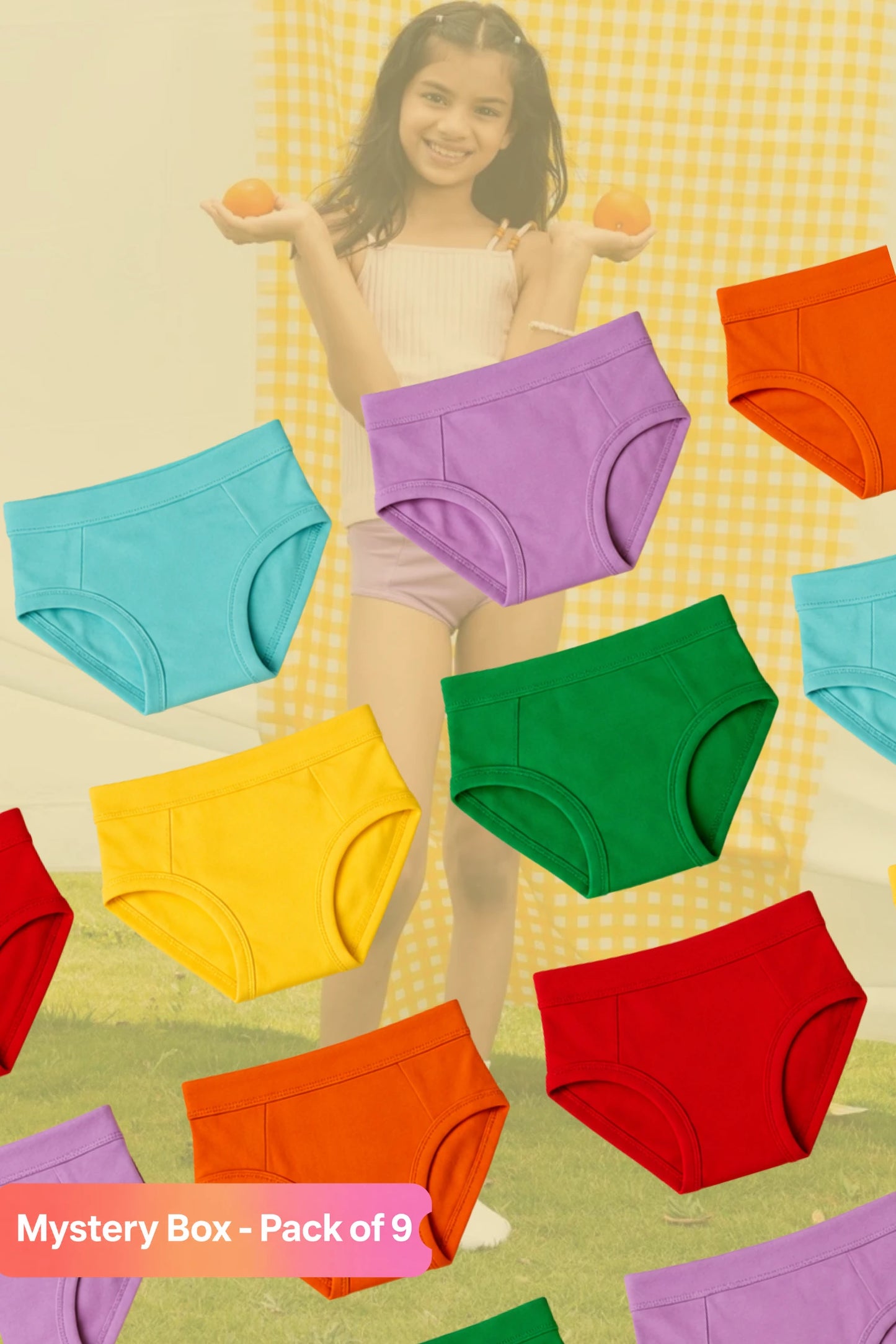 Girls Hipsters Pack of 9 - Mystery Pack