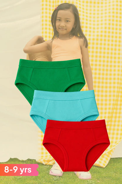 Girls Hipsters Pack of 3 (59-63cm)