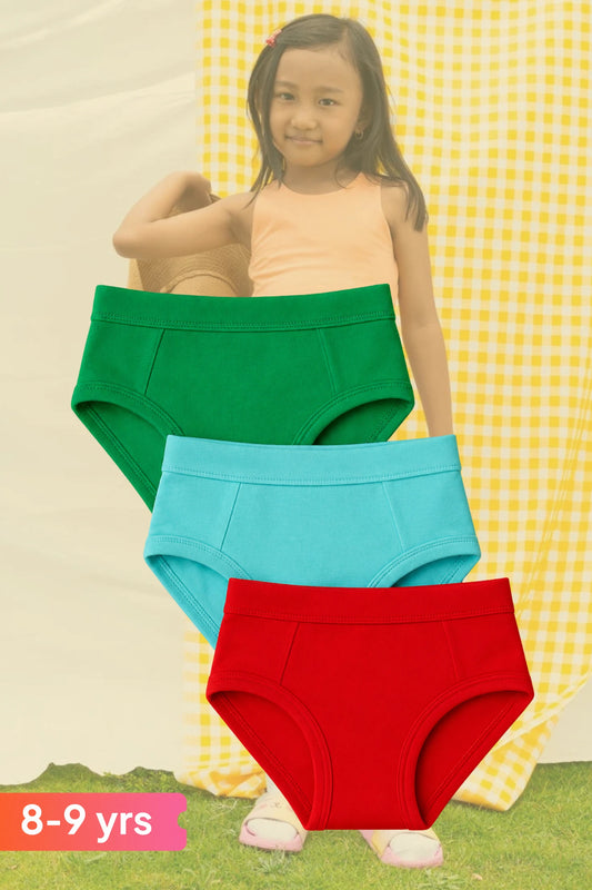 Girls Hipsters Pack of 3 (59-63cm)