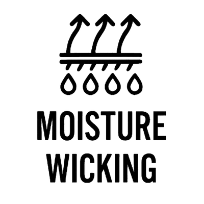 Smart fabric technology pulls sweat away from the skin.
Keeps kids cool, dry, and comfortable all day long.