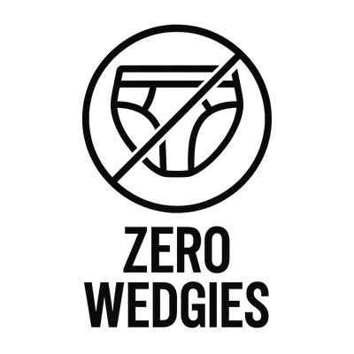 Thoughtfully designed patterns that prevent riding up.
Delivers a smooth, irritation-free wearing experience.