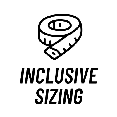 A size range that celebrates every body type.
Ensures a perfect, comfortable fit for all shapes and ages.