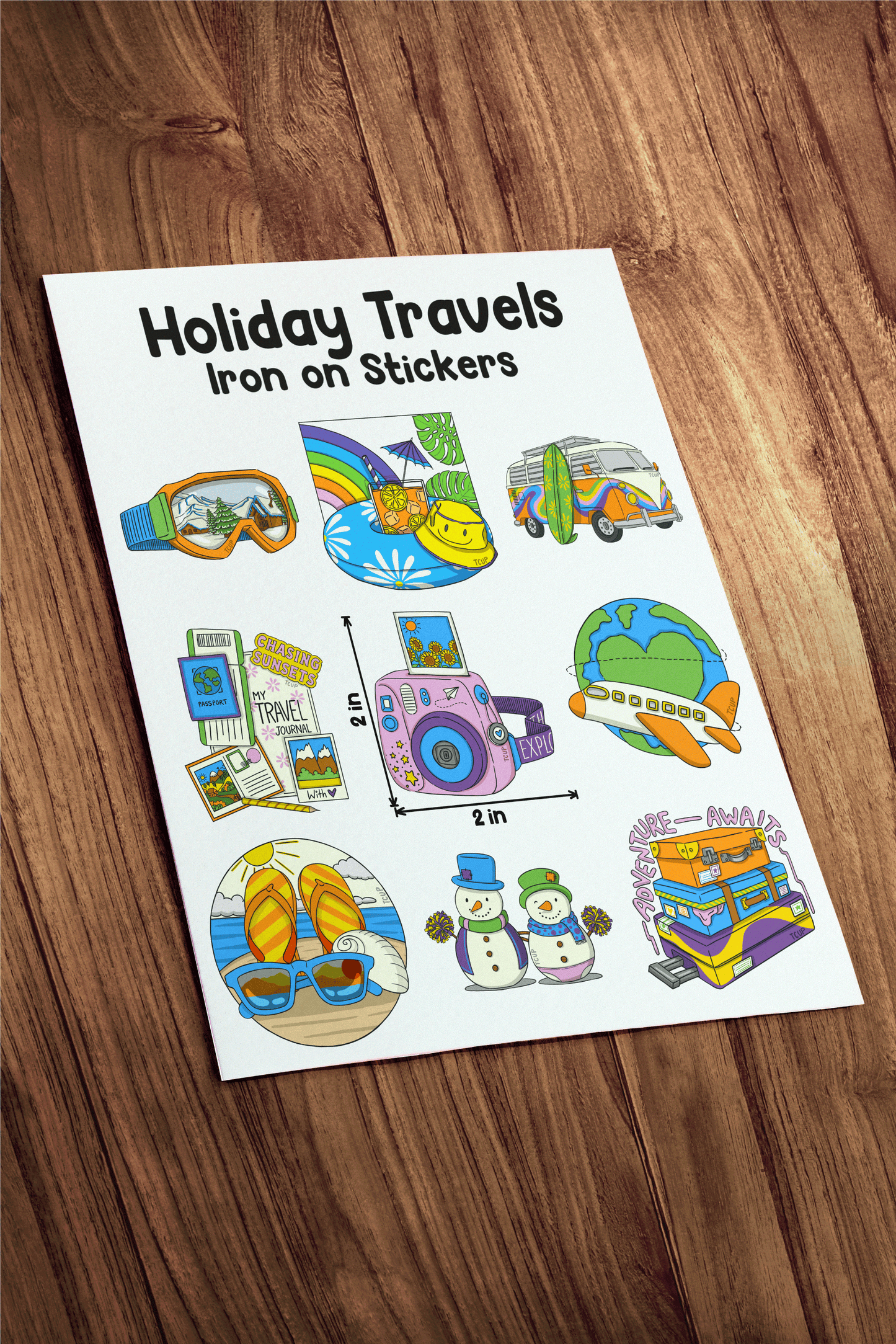 HOLIDAY TRAVEL STICKER COLLECTION