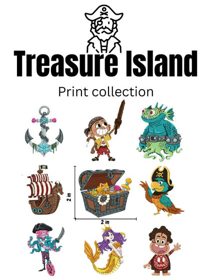 TREASURE ISLAND STICKER COLLECTION